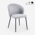Kadim Modern Dining and Kitchen Chair with Designer Fabric Promotion