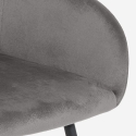 Karta Velvet Dining Armchair with Armrests Bulk Discounts