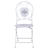 White Table Set with 2 Folding Outdoor Chairs Le Regole della Colazione Catalog