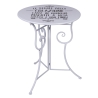 White Table Set with 2 Folding Outdoor Chairs Le Regole della Colazione Sale