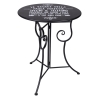Outdoor Folding Table Set with 2 Black Iron Chairs - Pausa Perfetta Bulk Discounts
