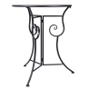 Outdoor Folding Table Set with 2 Black Iron Chairs - Pausa Perfetta Choice Of