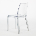 Cristal Light stackable polycarbonate transparent kitchen and bar chairs Grand Soleil Design Price