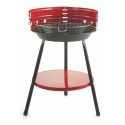 Steel Charcoal Round Barbecue with Adjustable Grill Brava Discounts