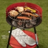 Steel Charcoal Round Barbecue with Adjustable Grill Brava Offers