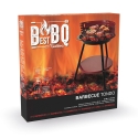 Steel Charcoal Round Barbecue with Adjustable Grill Brava Model