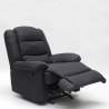 Sofia Recliner Swing Armchair with Footrest 