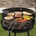 Charcoal Barbecue with Adjustable Round Grill Ø 38cm Grato On Sale