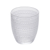Set of 6 Decorated Glass Water Tumblers 325ml Roma Offers