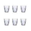 Set of 6 Celine Clear Glass Water Tumblers 340 ml Promotion
