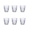 Set of 6 Celine Clear Glass Water Tumblers 340 ml Promotion