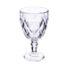 Set of 6 Transparent Glass Elizabeth Wine Glasses, 340 ml On Sale