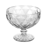 Set of 6 Elizabeth 400ml Clear Glass Ice Cream Bowls Offers
