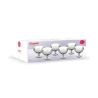 Set of 6 Elizabeth 400ml Clear Glass Ice Cream Bowls Sale