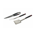 Set of 3 Stainless Steel Barbecue Utensils Zirka Promotion