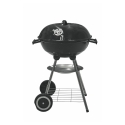 Torka Round Charcoal BBQ Grill with Lid and Wheels, Steel Offers