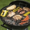 Torka Round Charcoal BBQ Grill with Lid and Wheels, Steel Discounts