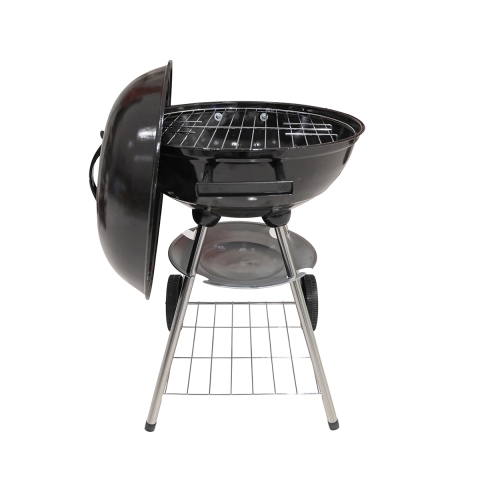 Torka Round Charcoal BBQ Grill with Lid and Wheels, Steel Promotion