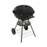 Torka Round Charcoal BBQ Grill with Lid and Wheels, Steel Catalog