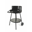 Pipra Round Charcoal Barbecue with Adjustable Grill Ø 48cm and Wheels Sale