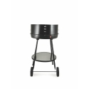 Pipra Round Charcoal Barbecue with Adjustable Grill Ø 48cm and Wheels Discounts