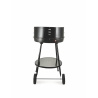 Pipra Round Charcoal Barbecue with Adjustable Grill Ø 48cm and Wheels Discounts