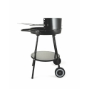 Pipra Round Charcoal Barbecue with Adjustable Grill Ø 48cm and Wheels Catalog