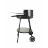 Pipra Round Charcoal Barbecue with Adjustable Grill Ø 48cm and Wheels Catalog
