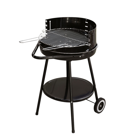 Pipra Round Charcoal Barbecue with Adjustable Grill Ø 48cm and Wheels Promotion