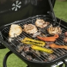 Charcoal BBQ Grill with Wheels and Lid 49x83x47cm Toska On Sale