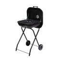 Charcoal BBQ Grill with Wheels and Lid 49x83x47cm Toska Promotion