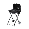 Charcoal BBQ Grill with Wheels and Lid 49x83x47cm Toska Promotion