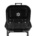 Charcoal BBQ Grill with Wheels and Lid 49x83x47cm Toska Discounts