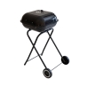 Charcoal BBQ Grill with Wheels and Lid 49x83x47cm Toska Catalog
