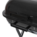 Charcoal BBQ Grill with Wheels and Lid 49x83x47cm Toska Bulk Discounts