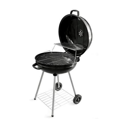 Seara Charcoal BBQ Round Grill Ø57x90cm with Wheels and Lid Promotion