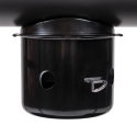 Charcoal Barbecue with Lid, Wheels, and 2 Wooden Shelves Matambre Discounts