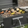 Grilla Charcoal Barbecue with Adjustable Grill & Wheels On Sale