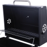 Grilla Charcoal Barbecue with Adjustable Grill & Wheels Model