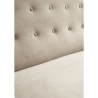 Zelto 2-Seater Sofa in Vintage Taupe Velvet-Effect Fabric On Sale