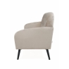 Zelto 2-Seater Sofa in Vintage Taupe Velvet-Effect Fabric Catalog