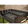 Charcoal Barbecue with Adjustable Height Grates and Wheels Braska Sale