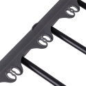 17m Black Extendable Indoor/Outdoor Metal Drying Rack Laundry Discounts