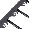 17m Black Extendable Indoor/Outdoor Metal Drying Rack Laundry Discounts