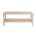 Open Shoe Rack with 2 Shelves in Fir Wood, Stilo Offers