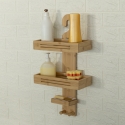 Stova Bamboo Shower Wall Organizer with 3 Shelves On Sale