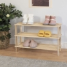 Nesto Open Shoe Rack with 3 Pine Wood Shelves On Sale