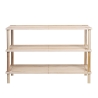 Nesto Open Shoe Rack with 3 Pine Wood Shelves Offers