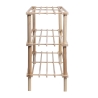 Nesto Open Shoe Rack with 3 Pine Wood Shelves Sale
