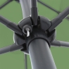 3m Round Garden Parasol with Central Pole and Crank Opening, Cuba Model Sale